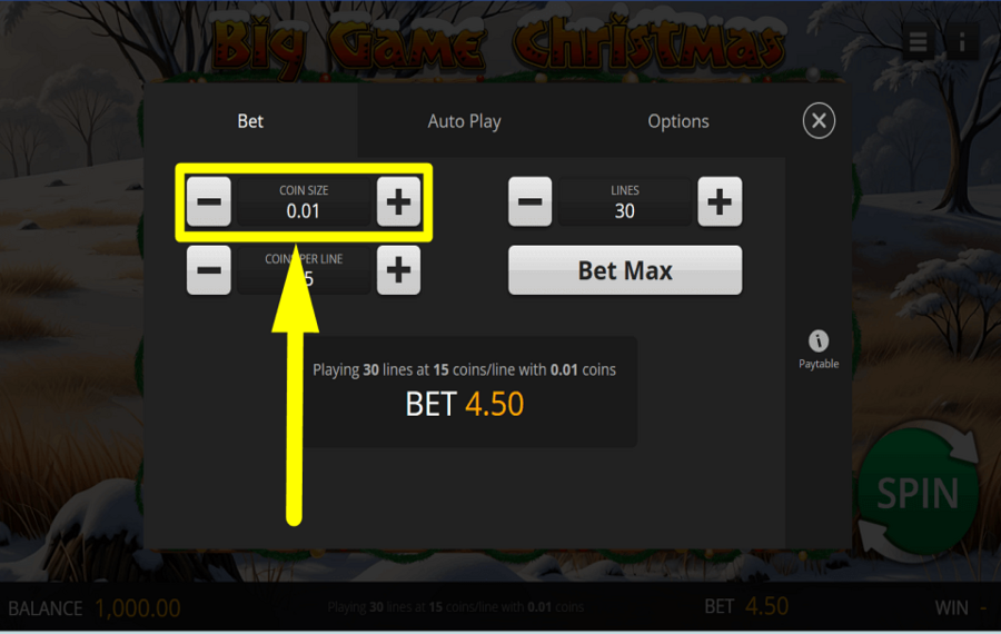 Big Game Christmas DETERMINE THE STAKE.