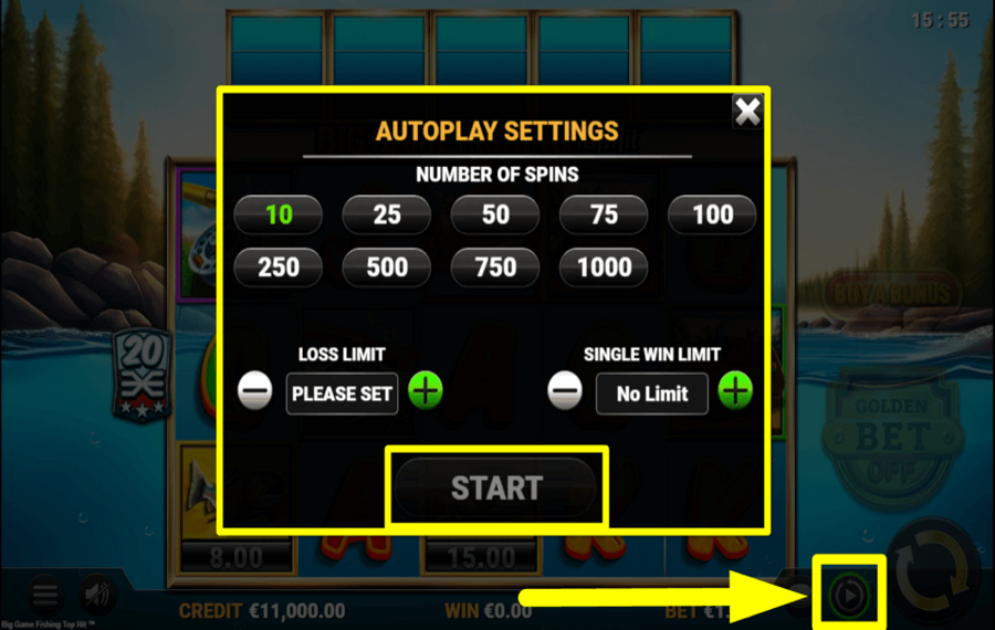 Big Game Fishing ACTIVATE AUTOPLAY.