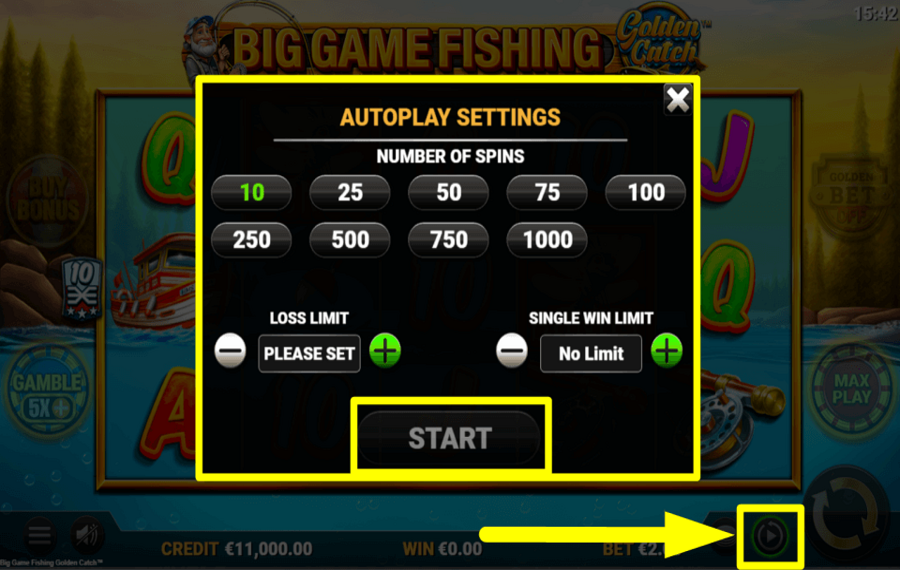 Big Game Fishing Golden Catch AUTOMATE THE TURNS.