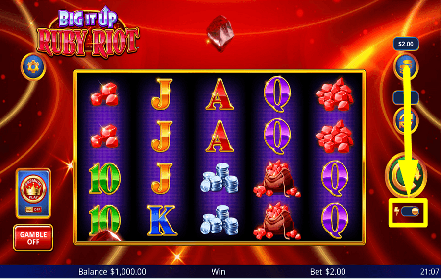 Big It Up Ruby Riot ACELERA EL JUEGO.