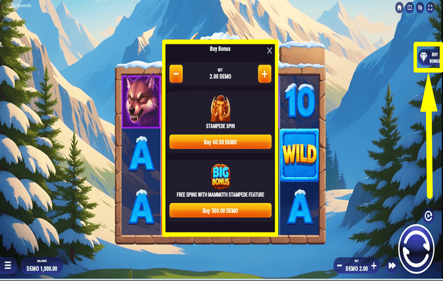 Big Mammoth ACHETEZ DES BONUS.