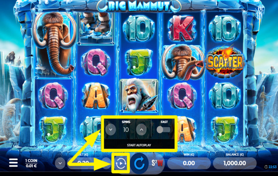 Big Mammut ВКЛЮЧИТЬ АВТОВОСПРОИЗВЕДЕНИЕ.