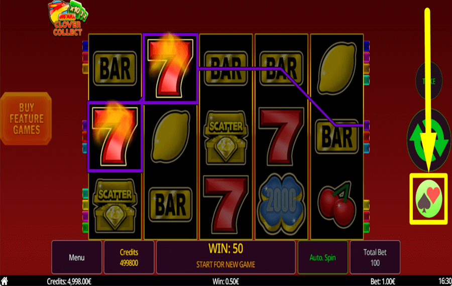 Big Max Clover Collect Идите на риск.