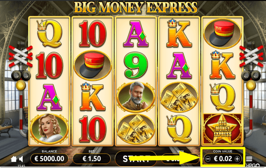 Big Money Express MODIFIER LE PARI.