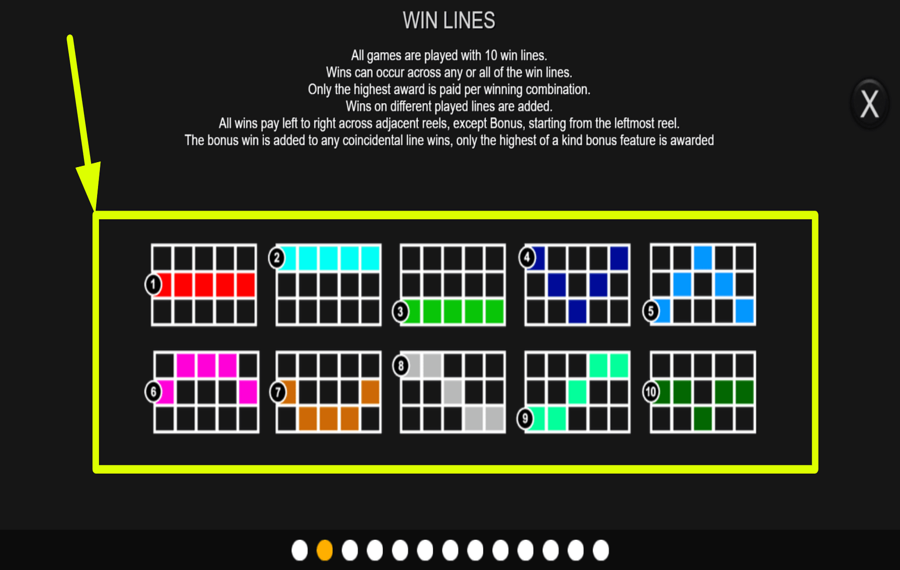 Big Santa Fortune Choose the paylines. 