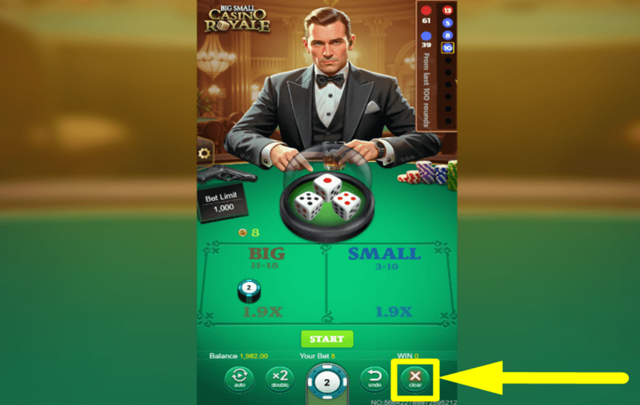 Big Small Casino Royale SACAR DE UNA RONDA.