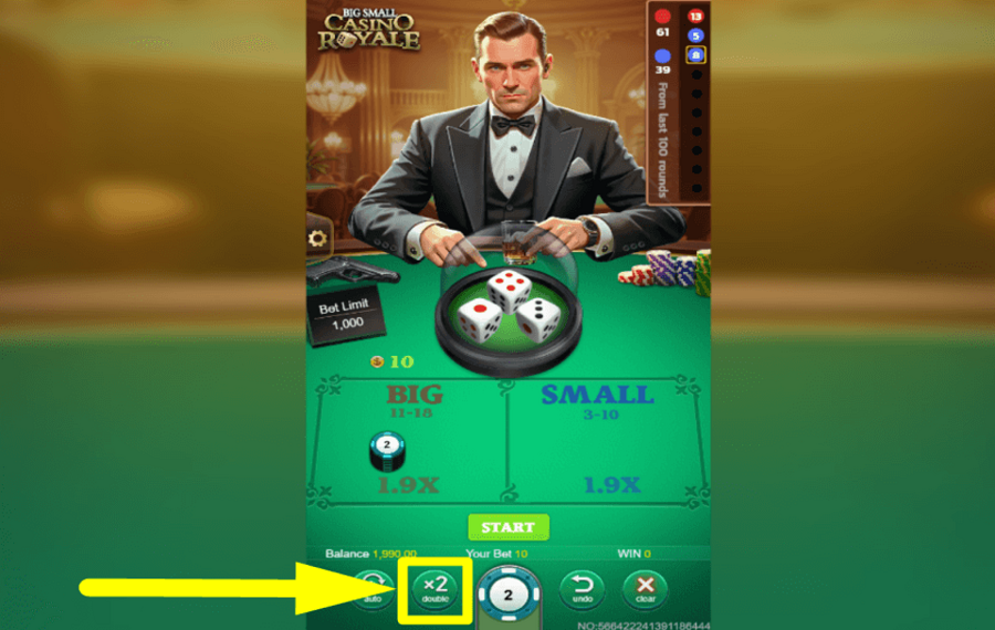 Big Small Casino Royale PROMETE MÁS PATATAS FRITAS.