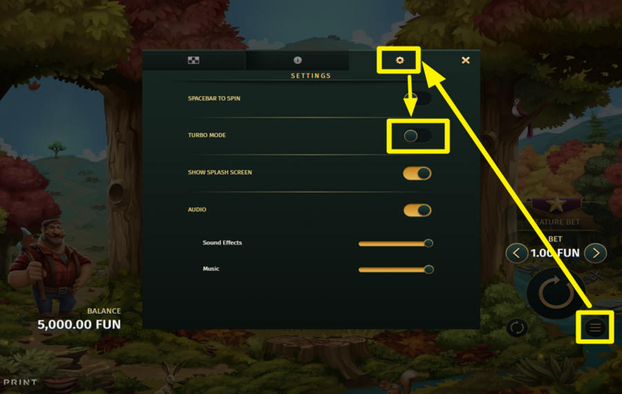 Big Stack Lumberjack MAXIMIZA LA VELOCIDAD.