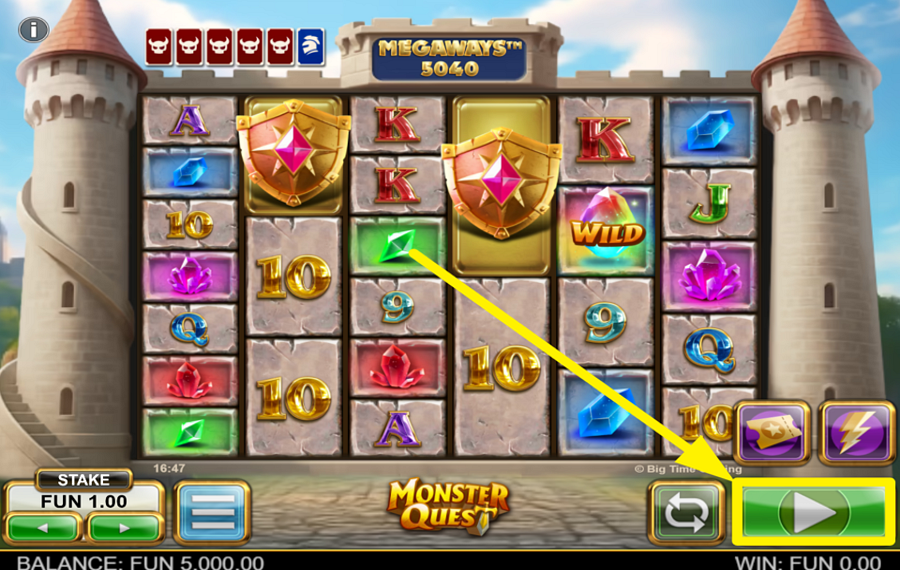 Big Time Gaming Monster Quest DREHEN FÜR DEN SIEG!