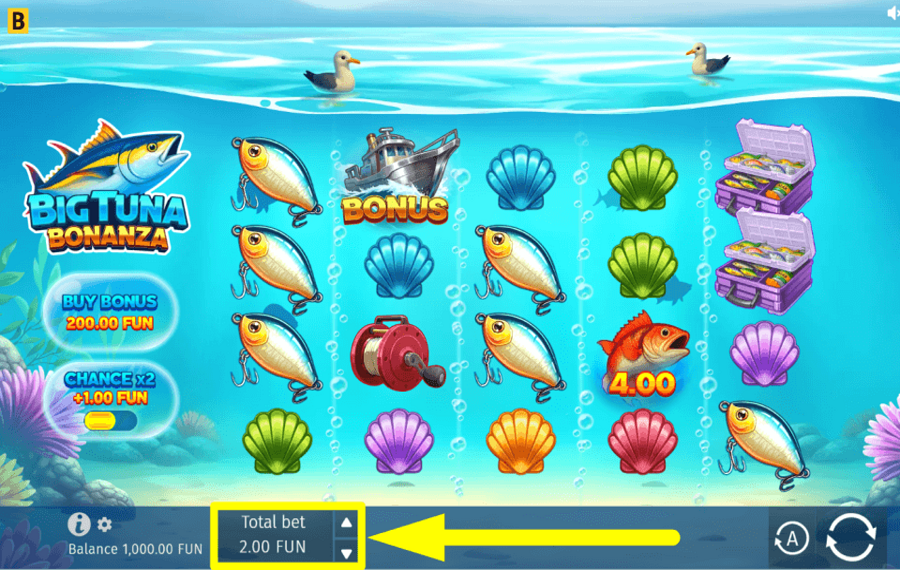 Big Tuna Bonanza GEBEN SIE IHRE WETTE AB.