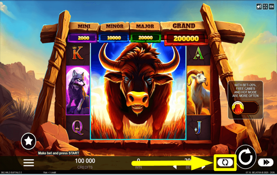 Big Wild Buffalo 2 PROCEED AUTOMATICALLY.