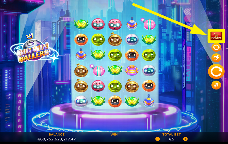 Big Win Ballers UNLOCK FREE SPINS.