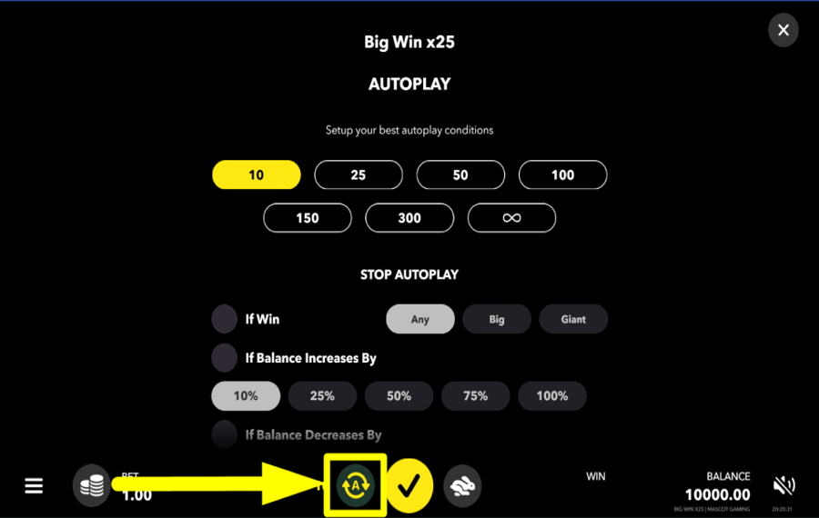 Big Win x25 ПРОДОЛЖИТЕ АВТОИГРУ.