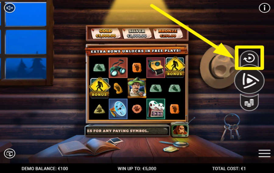 Bigfoot Bucks GIRA LOS CARRETES AUTOMÁTICAMENTE.