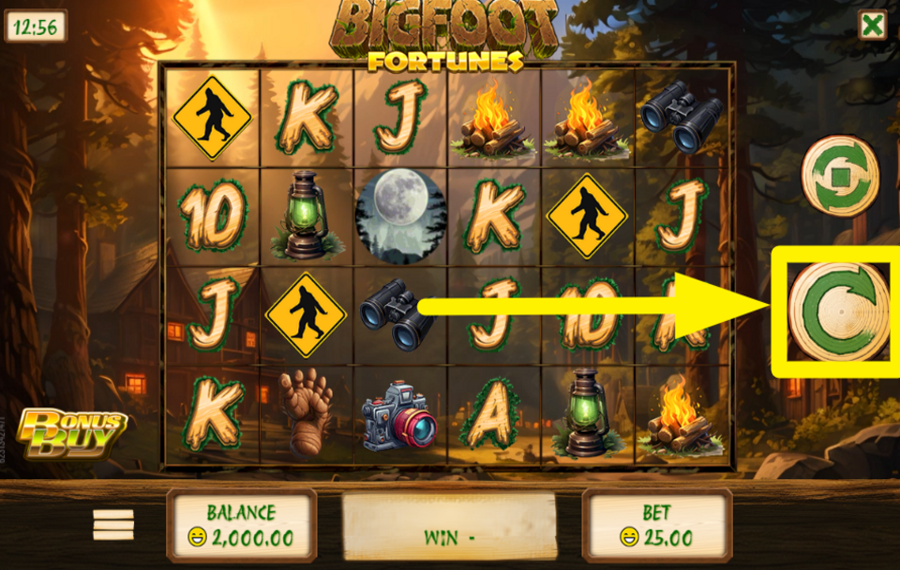 Bigfoot Fortunes DAS SPIEL SPIELEN.