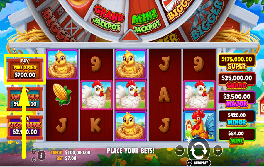 Bigger Barn House Bonanza ПОКУПАЙТЕ СПИНЫ.