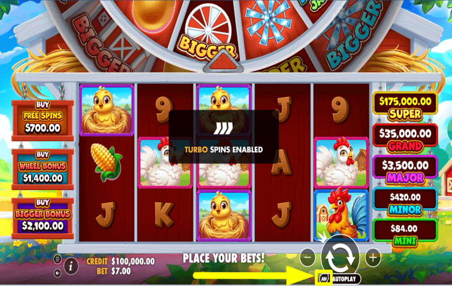 Bigger Barn House Bonanza Ускорьте темп.