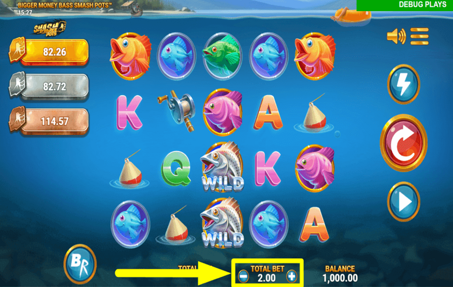Bigger Money Bass Smash Pots FAI LA TUA SCOMMESSA.