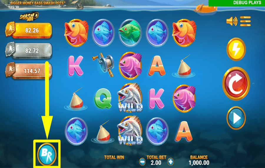 Bigger Money Bass Smash Pots RICHIEDI IL BONUS.