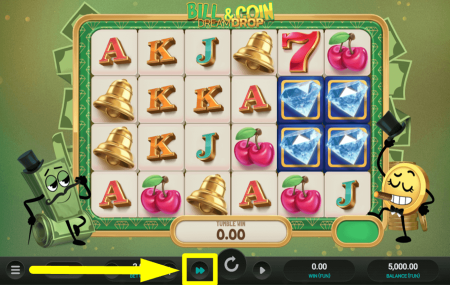 Bill and Coin Dream Drop ACELERA LOS GIROS.