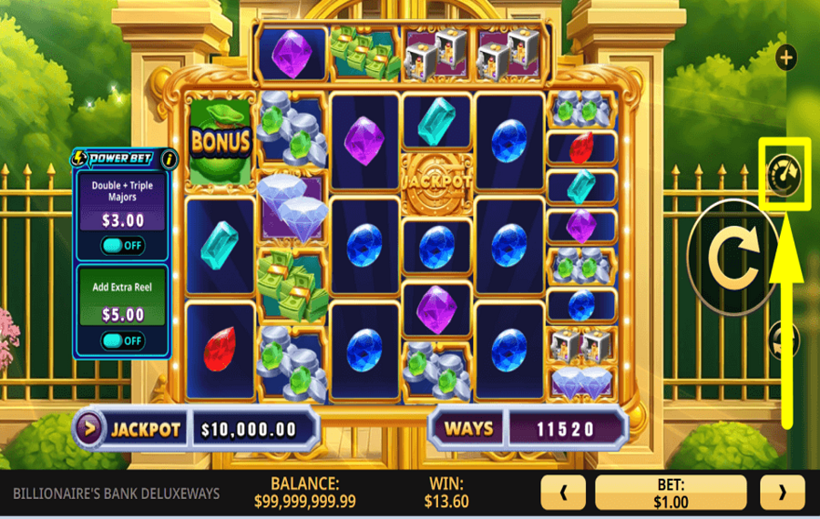 Billionaires Bank DeluxeWays ACCÉLÉREZ LE JEU.