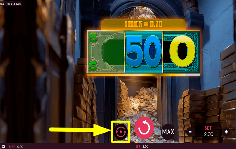 Bills and Bucks SCEGLI RIPRODUZIONE AUTOMATICA.