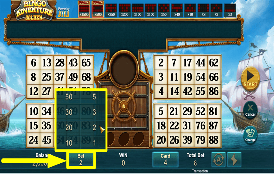 Bingo Adventure DECIDI LA TUA SCOMMESSA.