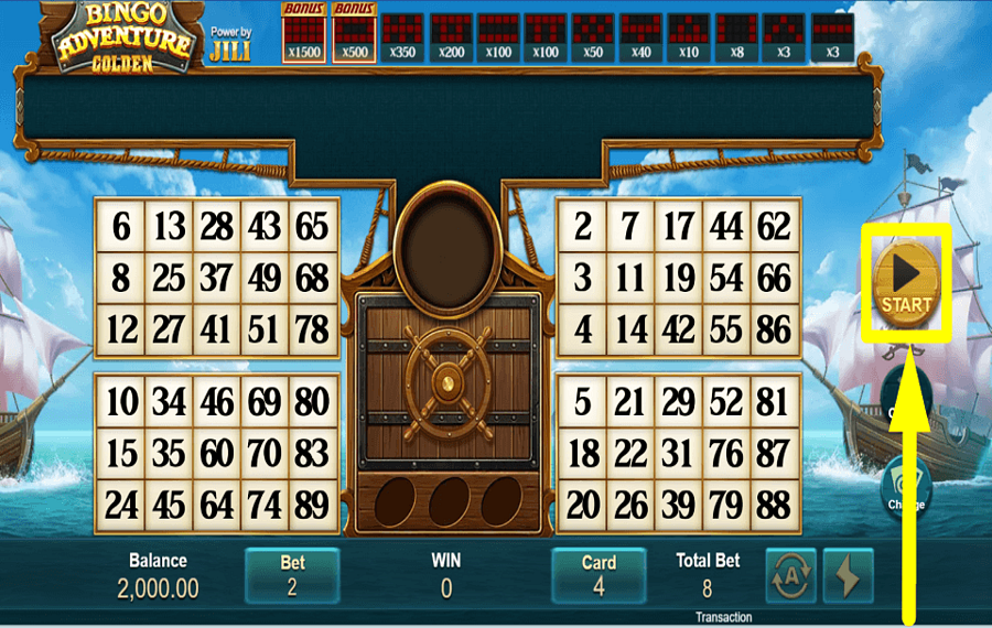 Bingo Adventure INIZIA A GIOCARE D'AZZARDO.
