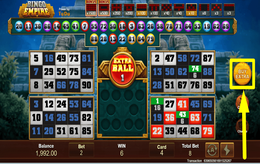 Bingo Empire НАРИСУЙТЕ БОЛЬШЕ ЦИФР.