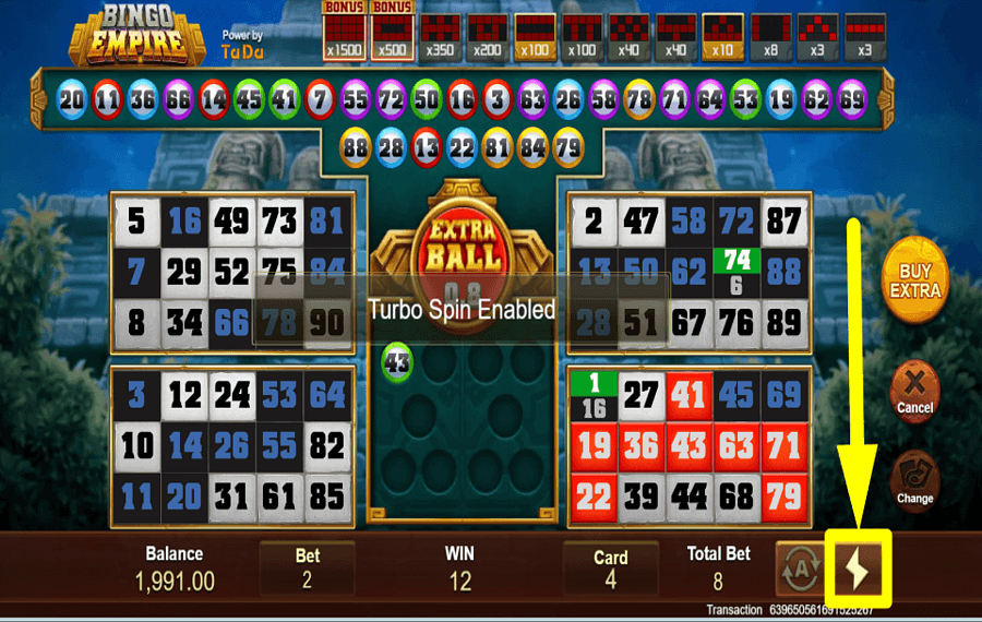 Bingo Empire ПЕРЕЙДИТЕ В ТУРБО-РЕЖИМ.