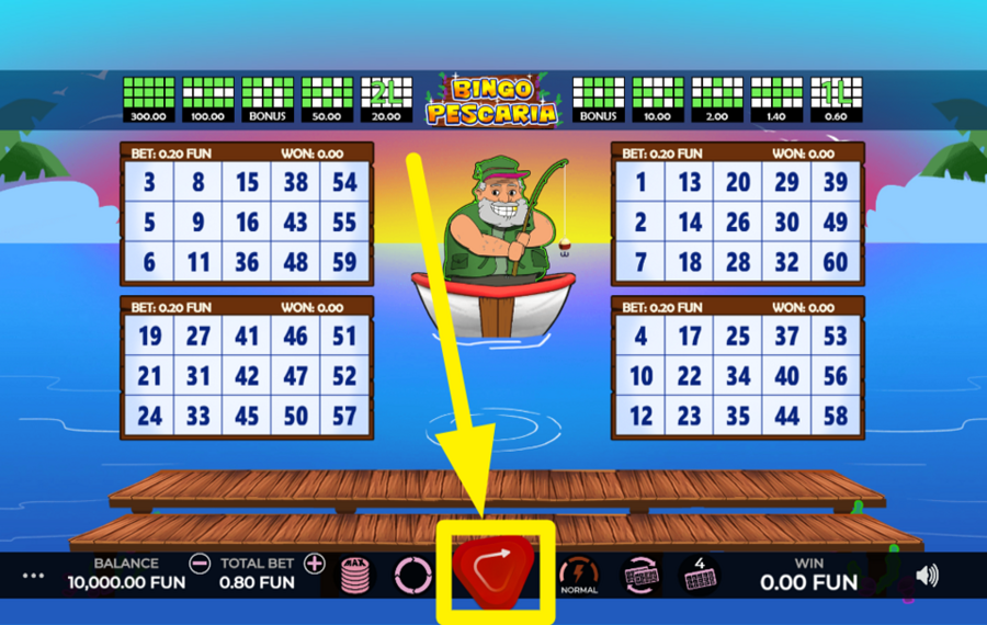 Bingo Pescaria ENTER THE ACTION!