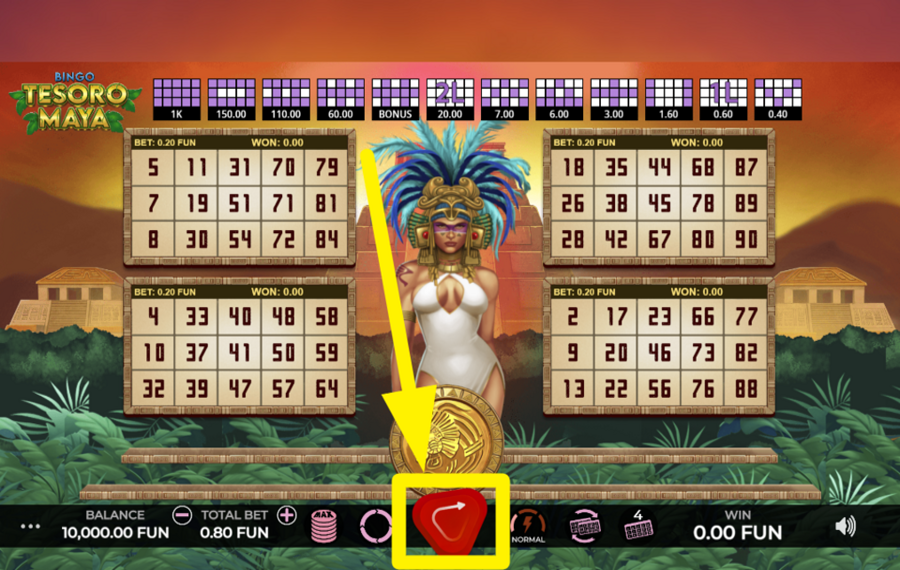 Bingo Tesoro Maya LET THE FUN BEGIN!