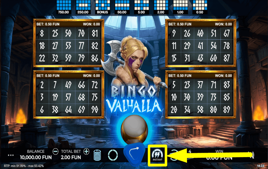 Bingo Valhalla ACCÉLÉREZ LE JEU.
