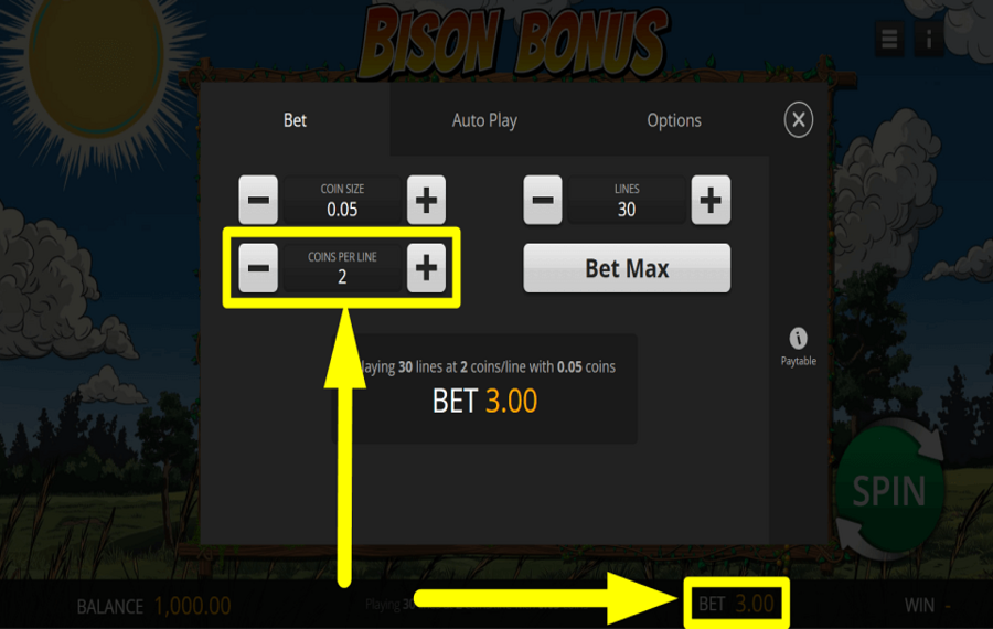 Bison Bonus FAITES VOTRE PARI.