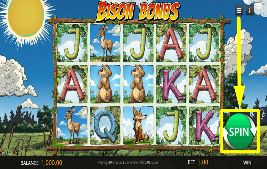 Bison Bonus JOUER LE JEU.