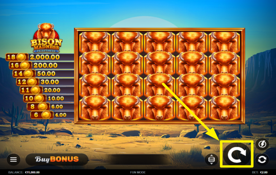 Bison Madness PrizeTower KICK OFF THE REELS.