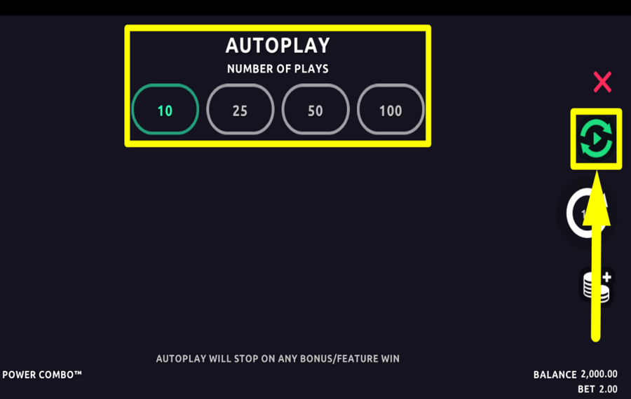 Bison Moon Power Combo CONTINUA AUTOMATICAMENTE.
