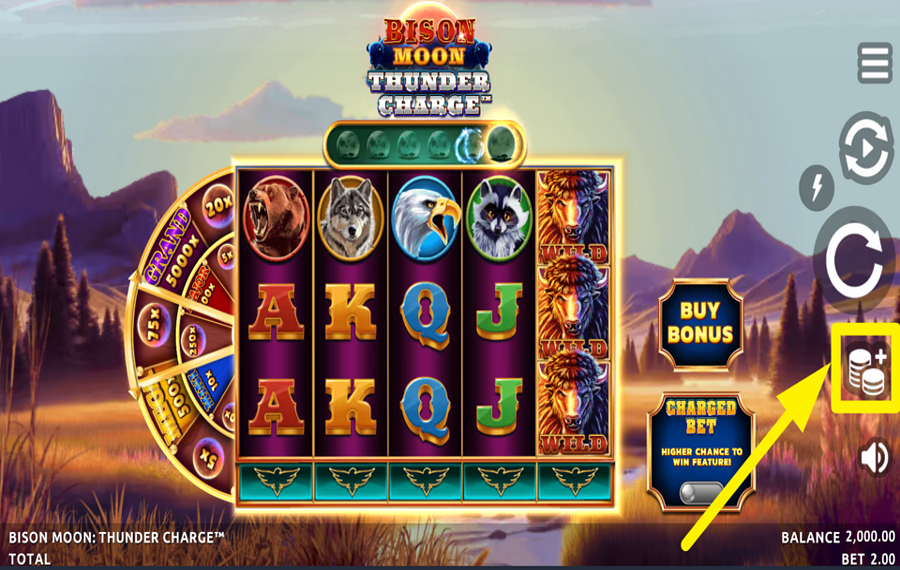 Bison Moon Thunder Charge УКАЖИТЕ СВОЮ СТАВКУ.