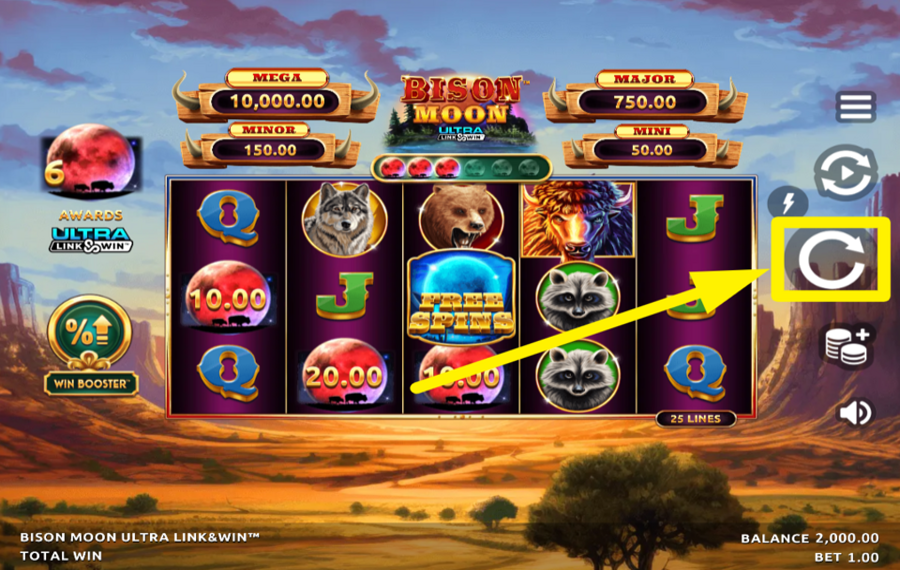 Bison Moon Ultra Link and Win GIRA PER LA VITTORIA!