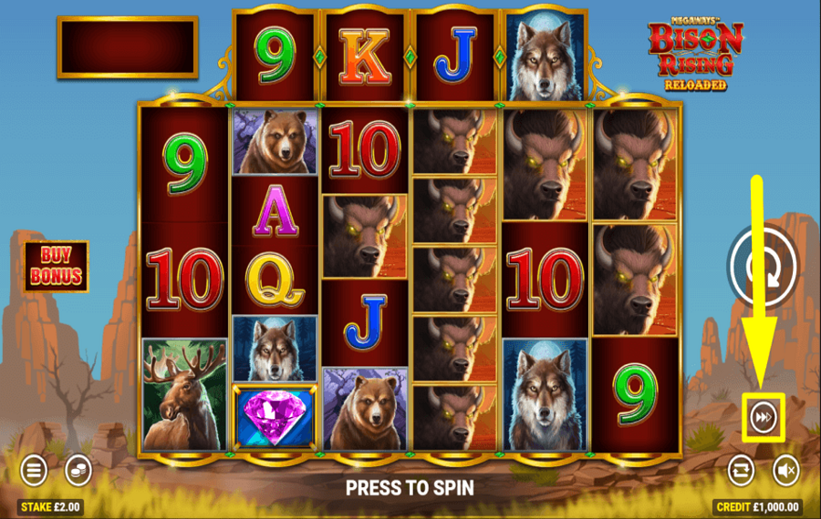 Bison Rising Reloaded Megaways УСКОРЯЙТЕ КАЖДОЕ ВРАЩЕНИЕ.