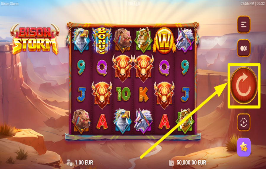 Bison Storm SPIN FOR SUCCESS!