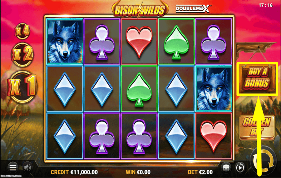 Bison Wilds DoubleMax COLLECT THE BONUS.