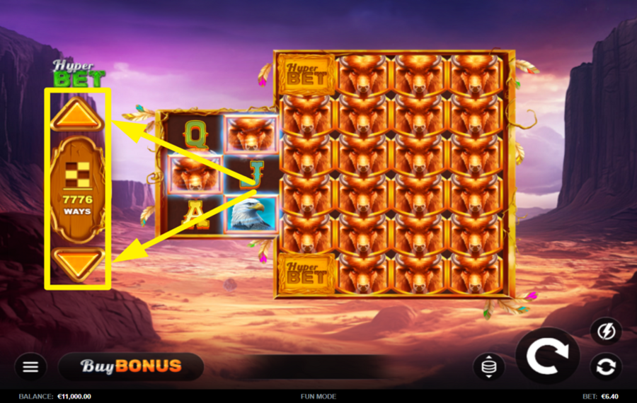 Bisonado PrizeMatch ВЫБЕРИТЕ УРОВЕНЬ ГИПЕРСТАВКИ.