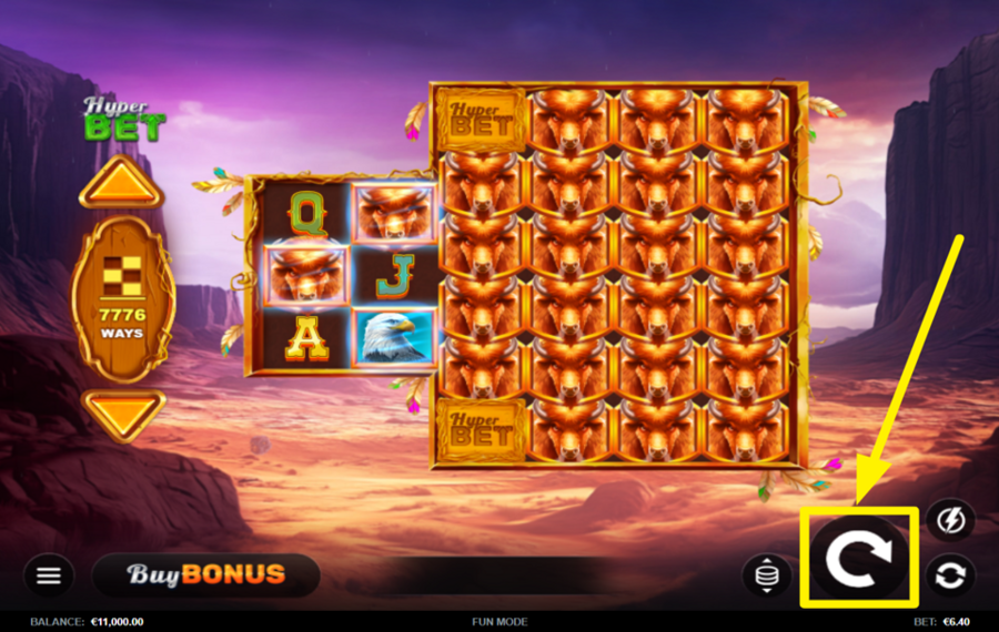 Bisonado PrizeMatch ВРАЩАЙТЕ БАРАБАНОВЫ.