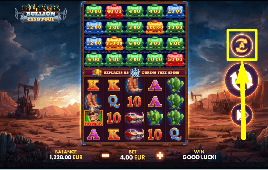 Black Bullion Cash Pool PROCEED AUTOMATICALLY.