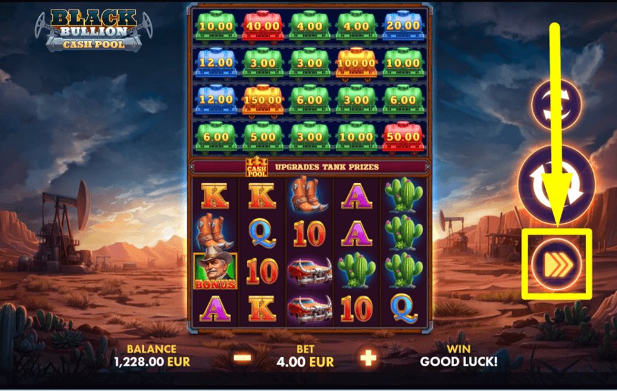 Black Bullion Cash Pool PICK UP THE PACE.