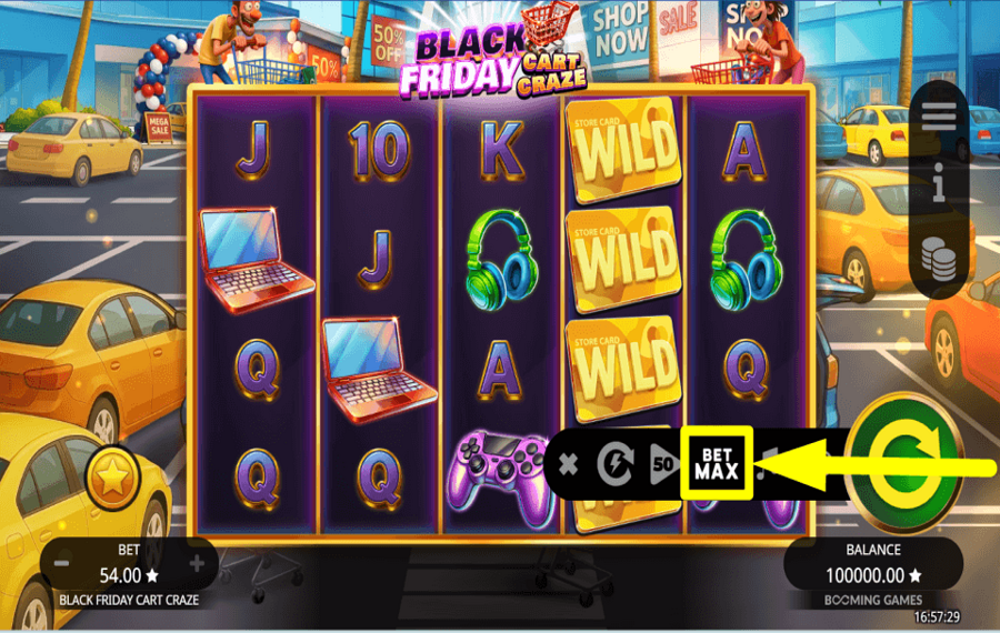 Black Friday Cart Craze ESTABLECER APUESTAS ALTAS.