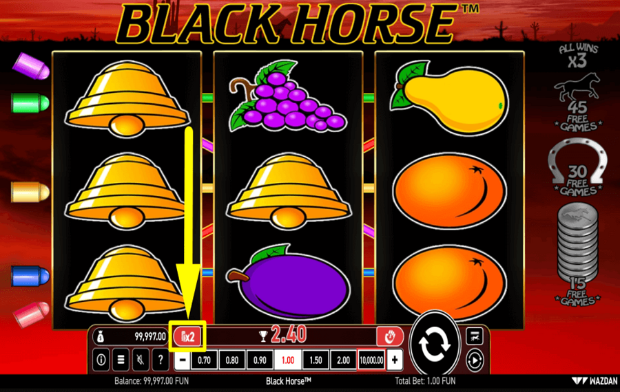 Black Horse JOUEZ VOS GAINS.
