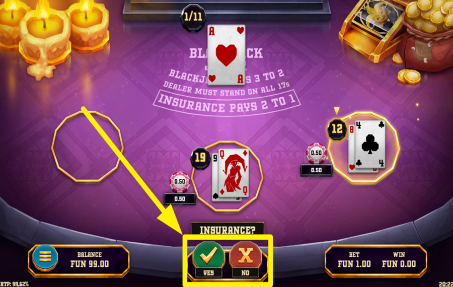 Blackjack Joker КУПИТЕ СТРАХОВКУ.