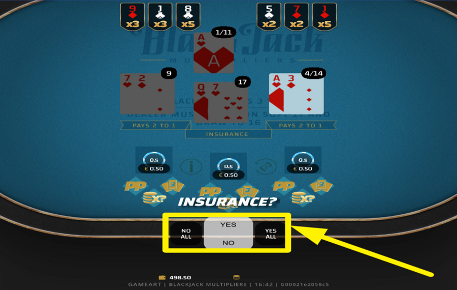 Blackjack Multipliers SOUSCRIVEZ UNE ASSURANCE.